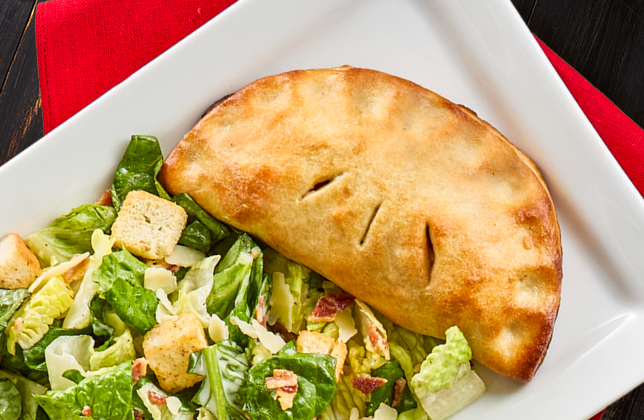 Panzerotti stuffed with Super Donair filling