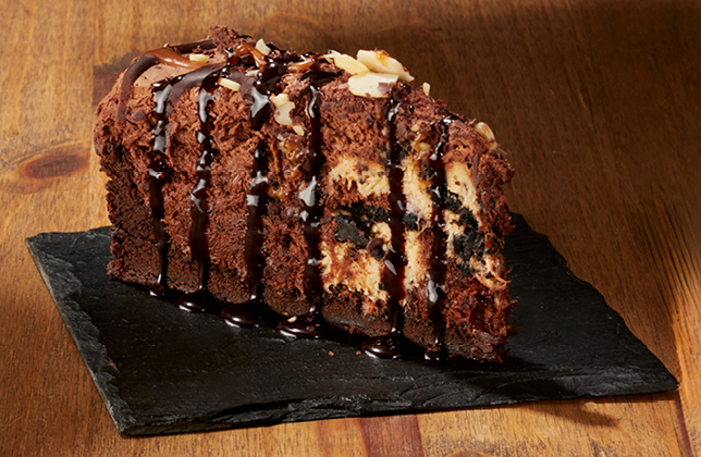 Chocolate Eruption dessert slice