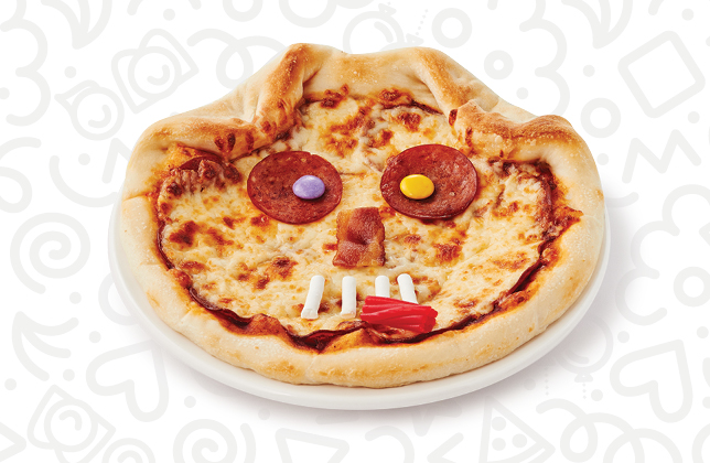 Bad Dog kids meal served with fries or side salad